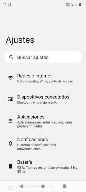 Seleccione Redes e Internet