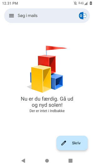 Din Hotmail er klar til brug