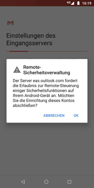 Wählen Sie OK