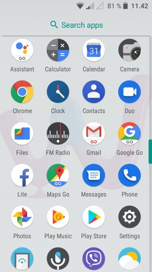 Scroll to and select Settings