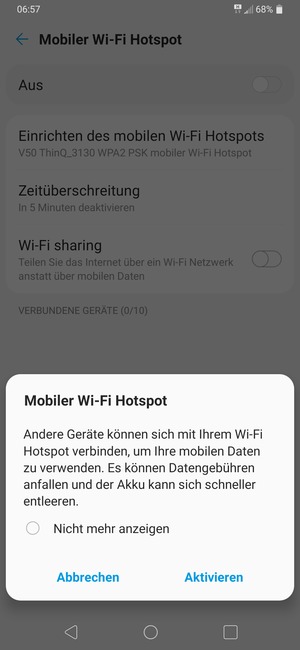 Wählen Sie Aktivieren
