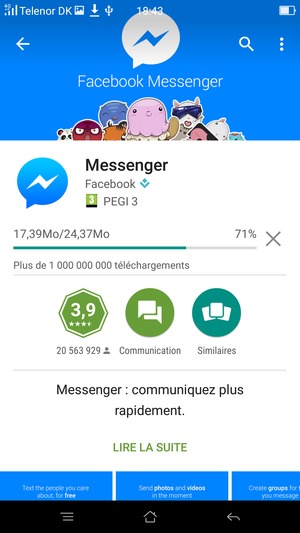 Veuillez attendre la fin de la procédure d'installation