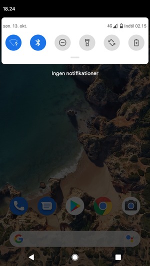 Aktiver topmenuen igen