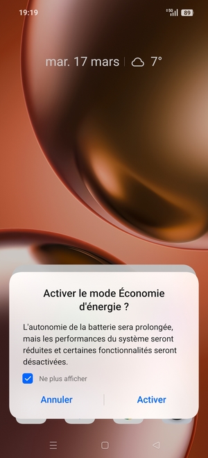 Sélectionnez Activer