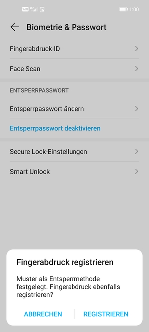 Wählen Sie ABBRECHEN