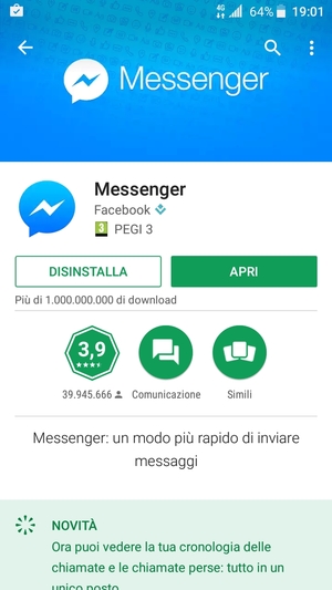 Seleziona APRI