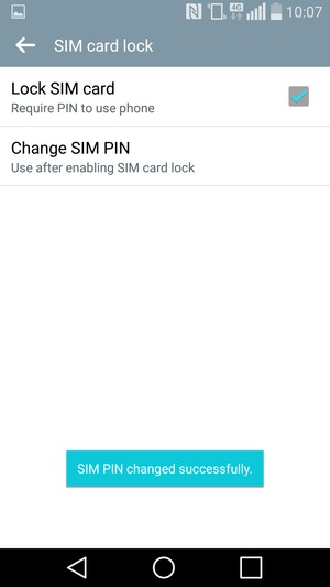 Your SIM PIN has been changed