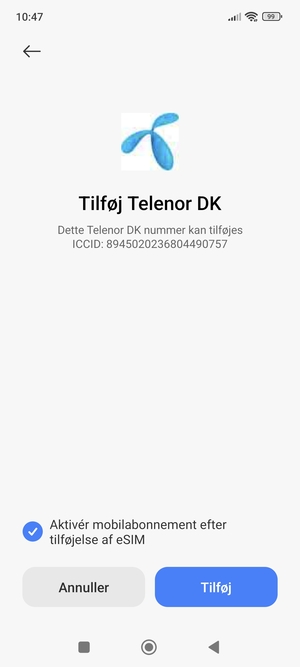 Vælg Tilføj
