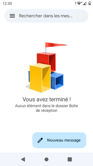 Votre messagerie Gmail est prête à l'emploi