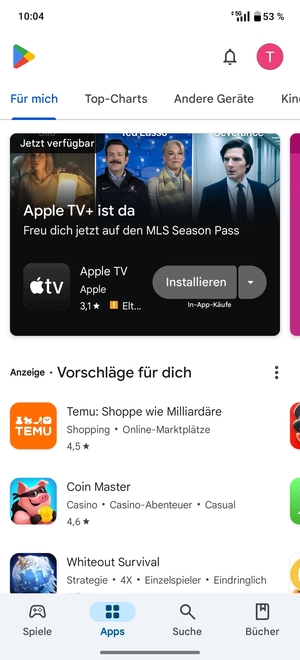 Wählen Sie Suche