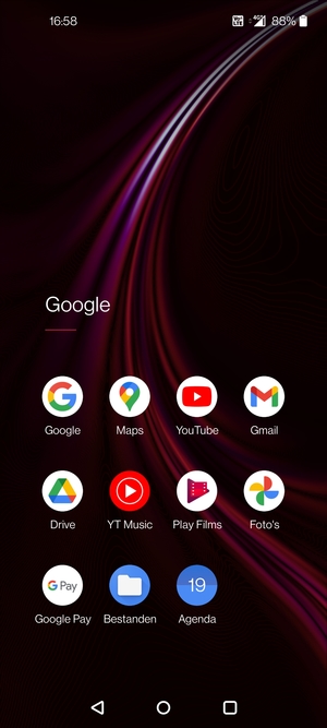 Selecteer Gmail