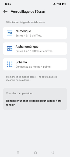 Sélectionnez Schéma