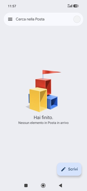 Il tuo Gmail è pronto per l'uso