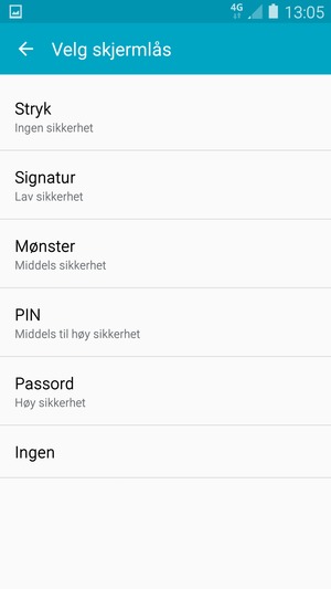 Velg Mønster