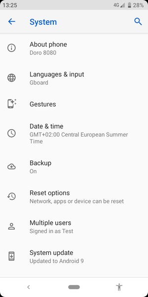Select System update
