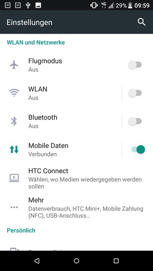 Wählen Sie WLAN