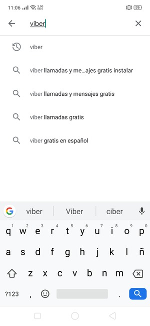 Introduzca el nombre de la aplicación y seleccione Buscar