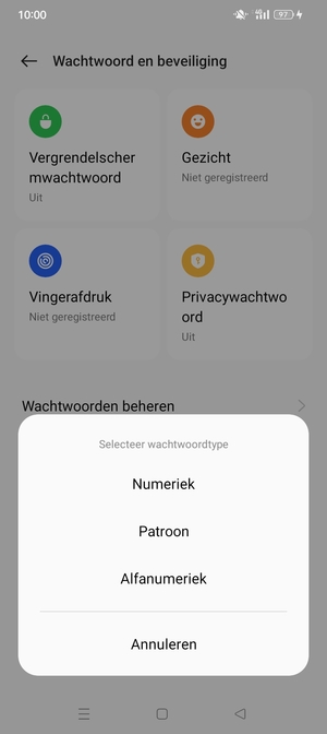 Selecteer Patroon