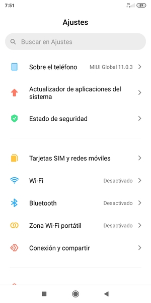 Seleccione Wi-Fi