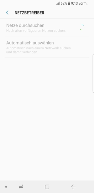 Warten Sie, bis die Suche abgeschlossen ist