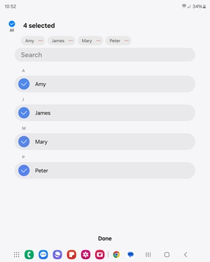 Select Done