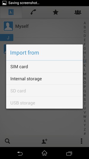 Select SIM card