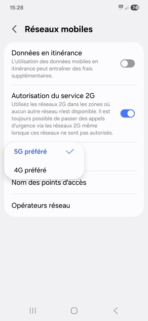Sélectionnez votre option préférée