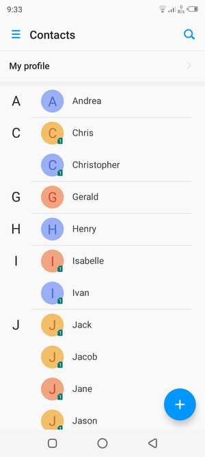 Select the Menu button