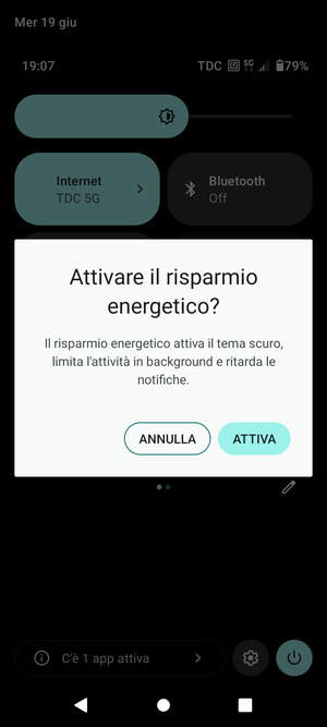 Seleziona ATTIVA