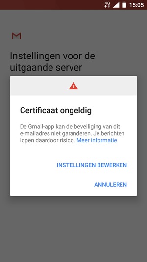 Selecteer INSTELLINGEN BEWERKEN