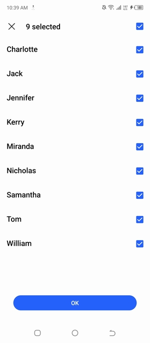 Select OK