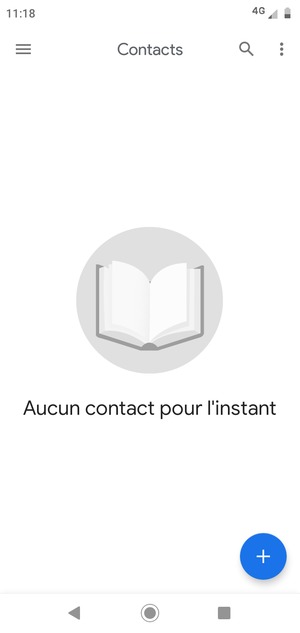 Sélectionnez le bouton du Menu