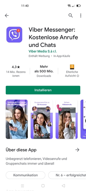 Wählen Sie Installieren