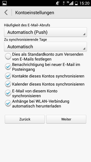 Wählen Sie Weiter