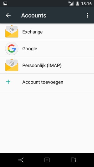 Selecteer Google