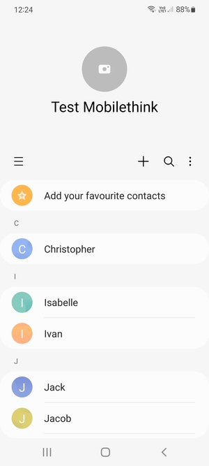 Select the Menu button