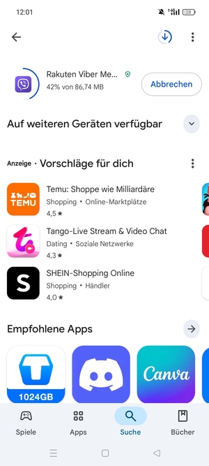 Warten Sie, bis der Installationsprozess  beendet ist