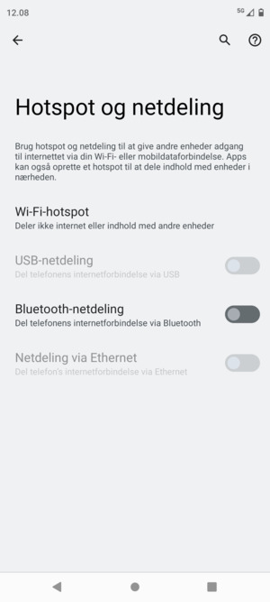 Vælg Wi-Fi-hotspot
