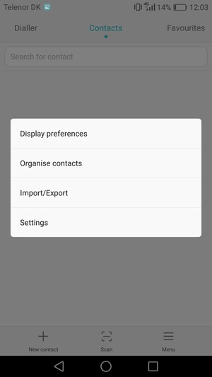 Select Import/Export