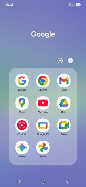 Vælg Gmail