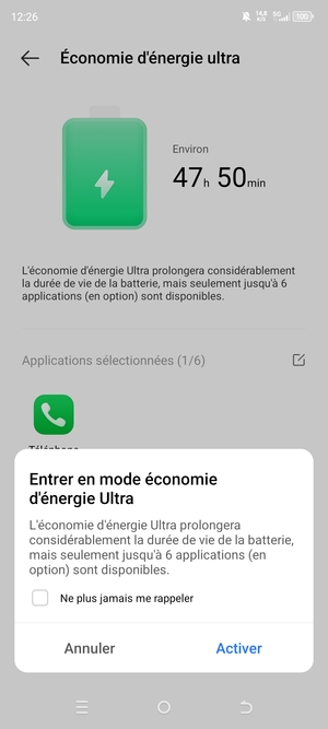Sélectionnez Activer