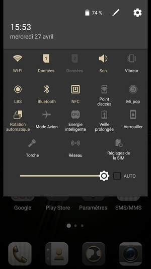 Désactiver le Wi-Fi et le Bluetooth