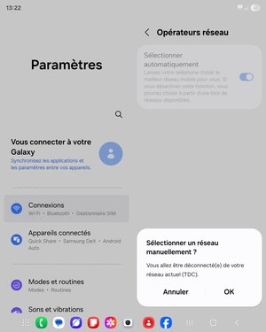 Sélectionnez OK