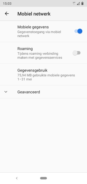 Selecteer Geavanceerd