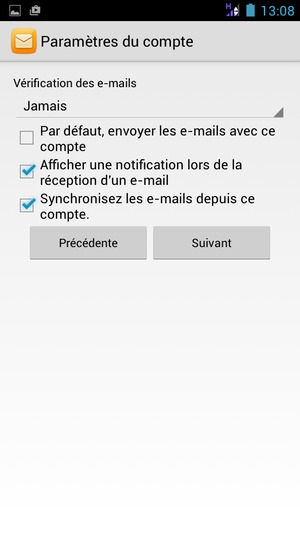 Sélectionnez Suivant