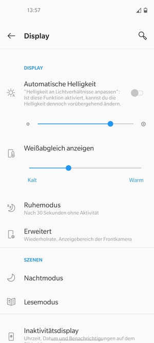 Wählen Sie Erweitert
