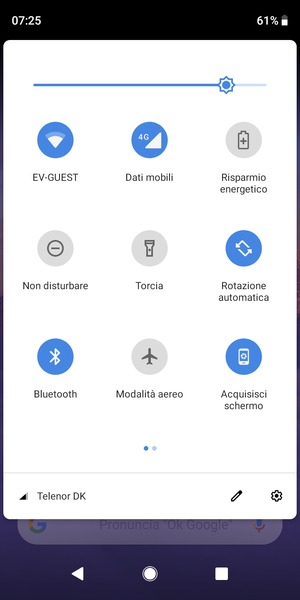 Disattiva Wi-Fi e Bluetooth