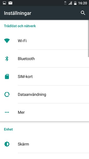 Välj Mer