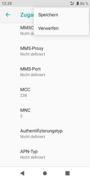 Wählen Sie Speichern