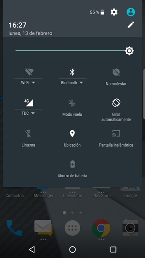 Desactive Bluetooth y Ubicación